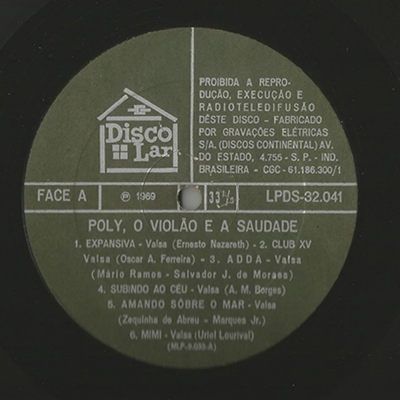 Poly_1969_O_Violão_e a_Saudade